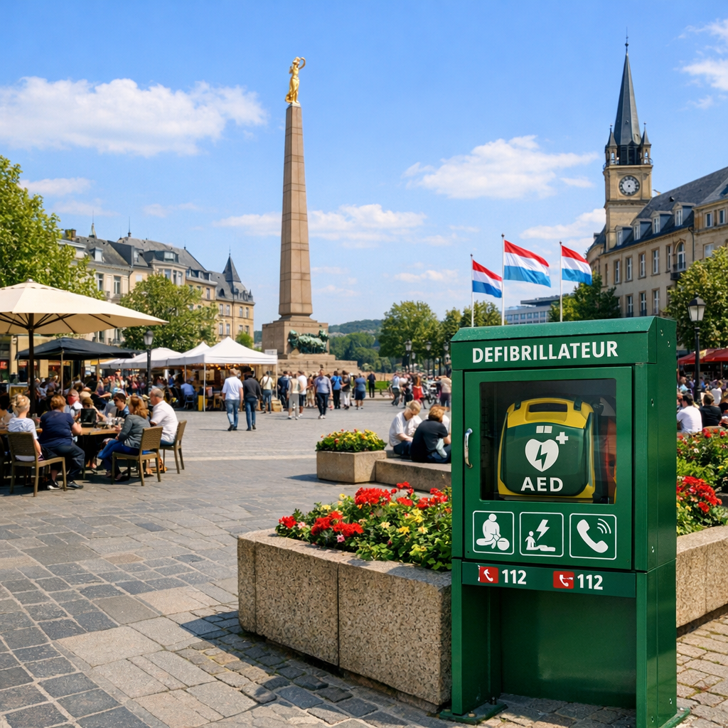 Luxembourg City Enhances Public Safety with Expanded Defibrillator Access